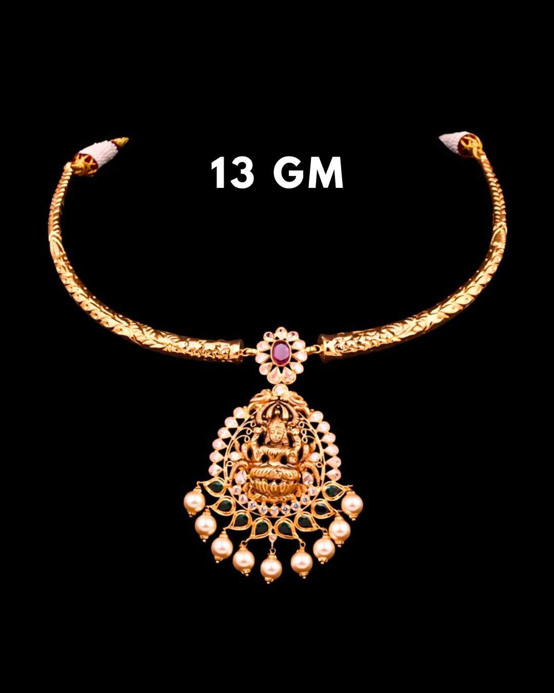 Kimtee Jewellers - Gold Lakshmi Necklace